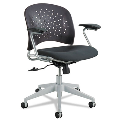 Safco 6803BL Uncategorized Reve Task Chair Round Back SAF6803BL 10073555680321