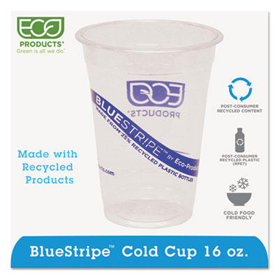 Eco-Products EPCR16 Uncategorized Bluestripe Cold Cups ECOEPCR16 