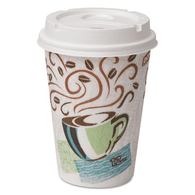Dixie Food Service 5342COMBO600 Cups & Mugs Perfectouch Insulated Paper Hot Coffee Cup And Lid Sets By Gp Pro DXE5342COMBO600 778889025840