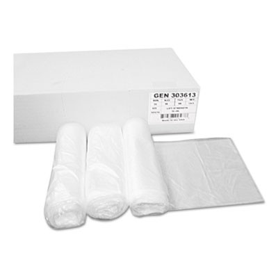 Unisan Z6036MNGR1 Uncategorized High-density Can Liners, 30 Gal, 10 Mic, 30" X 36", Natural, Perforated Roll, 25 (z6036mngr1) (bwk30 BWK303613 00749507995678
