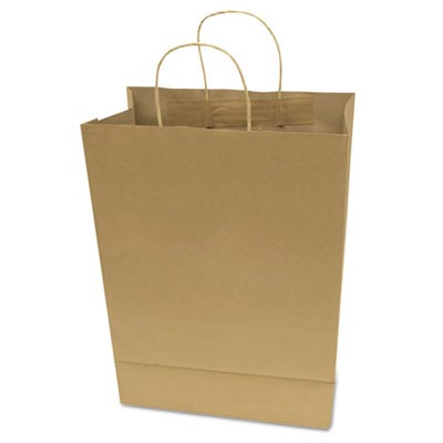 Consolidated Stamp 091566 Bags Premium Large Brown Paper Shopping Bags COS091566 039956915663