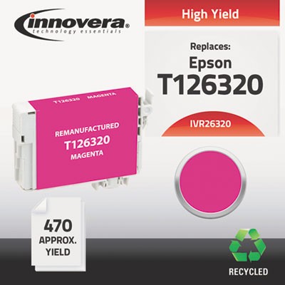 Innovera 26320 Uncategorized Remanufactured Magenta Ink, Replacement For 126 (t126320), 470 Page-yield (ivr26320) IVR26320 50686024263208