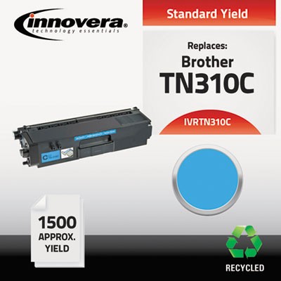 Innovera TN310C Uncategorized Remanufactured Cyan Toner, Replacement For Tn310c, 1,500 Page-yield (ivrtn310c) Pg.1366. IVRTN310C 30686024127780