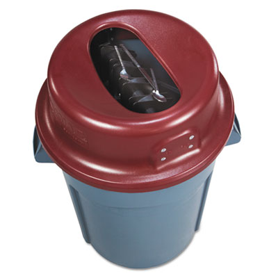 San Jamar KA4400 Uncategorized Katchall Flatware Retriever, 44 Gal Capacity, 24.63 Dia X 8.13h, Burgundy (ka4400) (sjmka4400) SJMKA4400 10757753101108