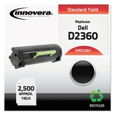 Innovera D2360 Uncategorized Remanufactured Black Toner, Replacement For 331-9803, 2,500 Page-yield (d2360) (ivrd2360) Pg.1369. IVRD2360 50686024023604