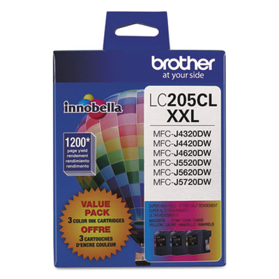 Brother LC2053PKS Toners & Ink Cartridges Lc205 3pk Ink Cartridges BRTLC2053PKS 012502639183