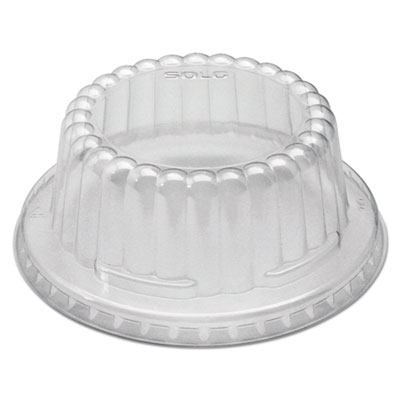 Solo Cup DF80090 Uncategorized Flat-top Dome Pet Plastic Lids, For 6 Oz To 10 Oz Containers, 3.96" Diameter X 1 (df80090) (sccdf8) SCCDF8 00041165210101