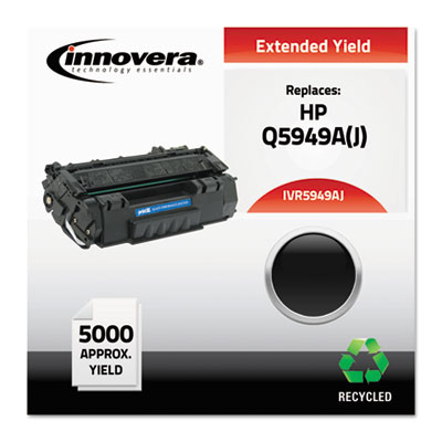 Innovera 5949AJ Uncategorized Remanufactured Black Extended-yield Toner, Replacement For 49a (q5949aj), 5,000 (ivr5949aj) IVR5949AJ 50686024009493