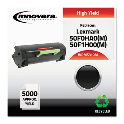 Innovera MS310M Uncategorized Remanufactured Black High-yield Micr Toner, Replacement For Ms310m (50f0ha0), 5, (ivrms310m) Pg.1376 IVRMS310M 50686024013100