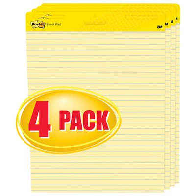 3m 561 VAD 4PK Pads & Notebooks Super Sticky Easel Pad 561vad4pk 053200019440
