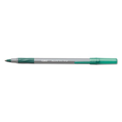 Bic GSMG11GRN Uncategorized Round Stic Grip Xtra Comfort Ballpoint Pen, Easy-glide System, Stick, Medium 1.2 (gsmg11grn) (bicgsm BICGSMG11GN 070330138889