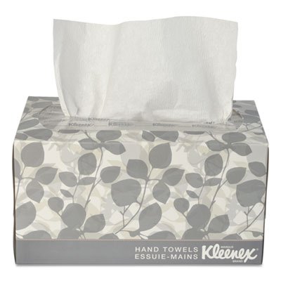 120 Per Box White Kimberly-clark Kleenex Boxed Hand Towel 9" X 10.50" 