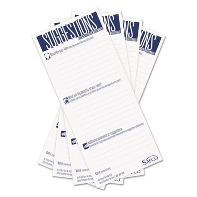 Safco 4231 Uncategorized Suggestion Box Card Refills SAF4231 073555423105