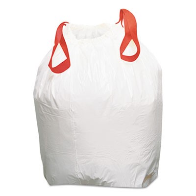Unisan 1DK100 Uncategorized Drawstring Kitchen Bags/liners, Drawstring, 13 Gal, 24" X 28", White, 50 Bags/ro (1dk100) (bwk1dk100 BWK1DK100 00749507980780