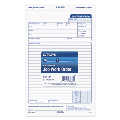 Buy&nbsp;Tops&nbsp;3868&nbsp;Forms & Record Keeping
