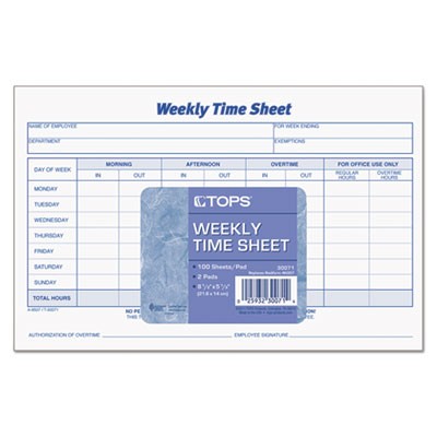 Buy&nbsp;Tops&nbsp;30071&nbsp;Forms & Record Keeping