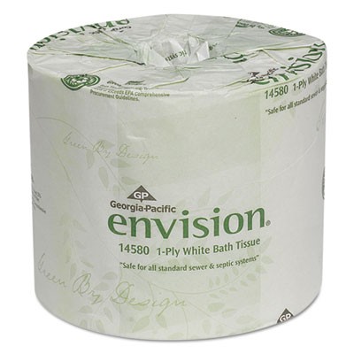 Georgia Pacific 1458001 Tissues & Napkins Economical 1ply Bath Tissue GPC1458001 073310145808