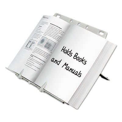 Fellowes 21100 Media Holders Booklift Copyholder - Platinum - 9.6" Height X 11.6" Width X 6" Depth - Platinum - Plastic (21100) ( 077511211003