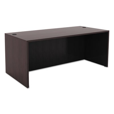 Alera VA216630ES Uncategorized Alera Valencia Series Straight Front Desk Shell, 65" X 29.5" X 29.63", Espresso (va216630es) (aleva2 ALEVA216630ES 