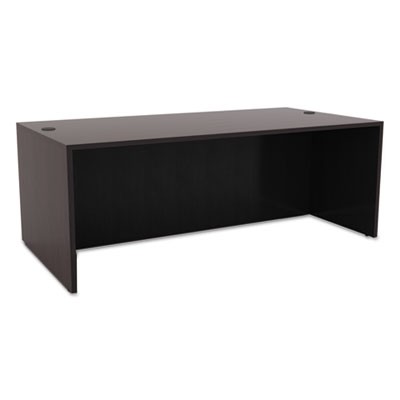 Alera VA217236ES Uncategorized Alera Valencia Series Straight Front Desk Shell, 71" X 35.5" X 29.63", Espresso (va217236es) (aleva2 ALEVA217236ES 