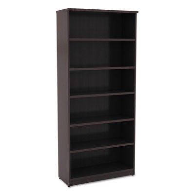 Alera VA638232ES Uncategorized Alera Valencia Series Bookcase, Six-shelf, 31.75w X 14d X 80.25h, Espresso (va638232es) (aleva638232 ALEVA638232ES 