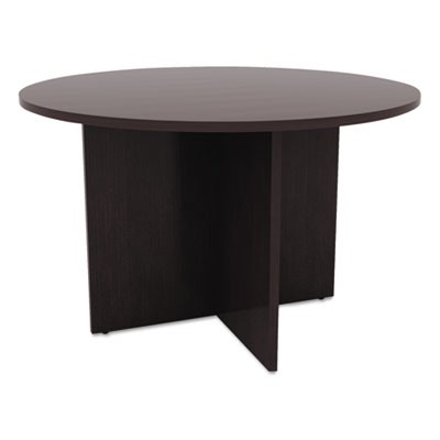 Alera VA7142ES Uncategorized Alera Valencia Round Conference Table With Legs, 42" Diameter X 29.5h, Espresso (va7142es) (aleva714 ALEVA7142ES 