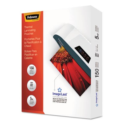 Fellowes 5204007 Lamination Sheets & Cartridges Imagelast Jam-free Premium Thermal Laminating Pouches 043859647637