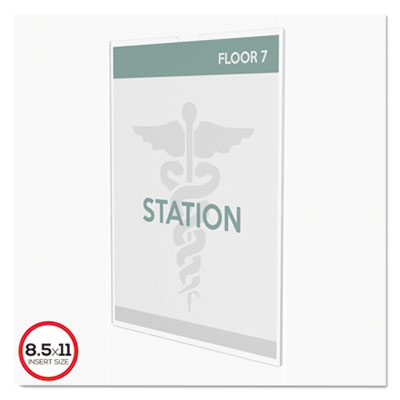 Deflecto Corporation 588601 Uncategorized Superior Image Cubicle Sign Holder, 8.5 X 11 Insert, Clear (588601) (def588601) Pg.1464. DEF588601 