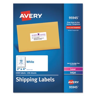 Avery Dennison 95945 Labels Bulk Shipping Labels AVE95945 643749558168