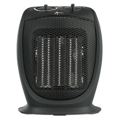 Alera HECH09 Uncategorized Ceramic Heater, 1,500 W, 7.12 X 5.87 X 8.75, Black (hech09) (alehech09) ALEHECH09 50042167200317