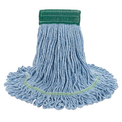 Unisan 502BLCT Uncategorized Super Loop Wet Mop Head, Cotton/synthetic Fiber, 5" Headband, Medium Size, Blue, (502blct) (bwk502bl BWK502BLCT 10749507981661