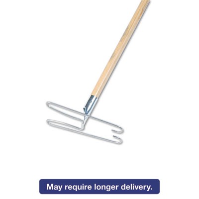 Unisan 1492 Uncategorized Wedge Dust Mop Head Frame/lacquered Wood Handle, 0.94" Dia X 48" Length, Natural (1492) (bwk1492) BWK1492 10749507982798