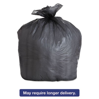 Unisan V8647EKKR01 Uncategorized High-density Can Liners, 56 Gal, 19 Mic, 43" X 47", Black, Perforated Roll, 25 B (v8647ekkr01) (bwk4 BWK434722BLK 00749507991564