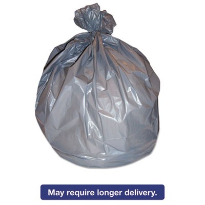 Unisan H7658SGKR01 Uncategorized Low-density Waste Can Liners, 60 Gal, 1.1 Mil, 38" X 58", Gray, Perforated Roll, (h7658sgkr01) (bwk3 BWK3858SEH 00749507998051