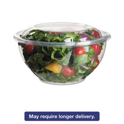 Eco-Products EPSB32 Uncategorized Renewable And Compostable Salad Bowls With Lids, 32 Oz, Clear, Plastic, 50/pack, (epsb32) (ecoepsb32 ECOEPSB32 00644632901993