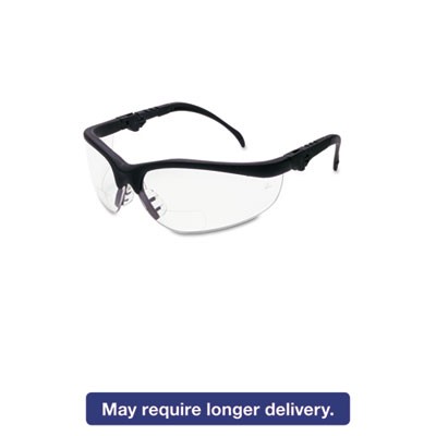 Crews, Inc K3H15 Uncategorized Klondike Magnifier Safety Glasses, 1.5+ Diopter, Black Half Frame, Clear Dual Le (k3h15) (crwk3h15)  CRWK3H15 766868473157