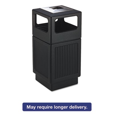 Safco 9477BL Wastebaskets & Trash Cans Canmeleon Ash Urn 38-gal Waste Receptacle SAF9477BL 073555978421