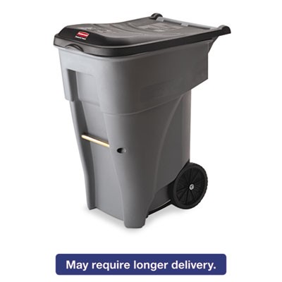 Rubbermaid FG9W2100GRAY Uncategorized Brute Roll-out Heavy-duty Container, 65 Gal, Polyethylene, Gray (fg9w2100gray) (rcp9w21gy) Pg.1598. RCP9W21GY 086876168792