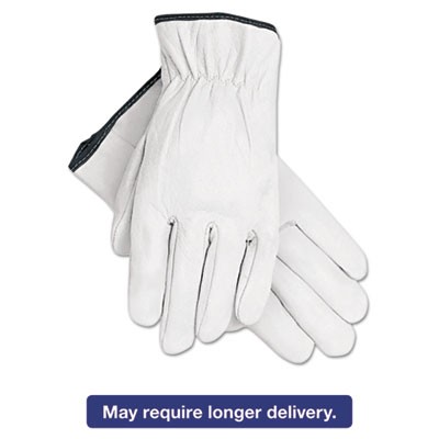 Memphis Gloves 3601XL Uncategorized Grain Goatskin Driver Gloves, Gunn Cut, Straight Thumb, X-large, White, 12 Pairs (3601xl) (mpg3601xl MPG3601XL 10451433601475