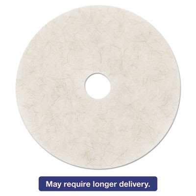 3m 330019 Uncategorized Ultra High-speed Natural Blend Floor Burnishing Pads 3300, 19" Diameter, White, (330019) (mmm18209) MMM18209 50048011182099
