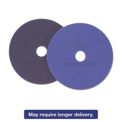 3m 47951 Uncategorized Diamond Floor Pad, 17" Diameter, Purple, 5/carton (47951) (mmm47951) MMM47951 53134375479511