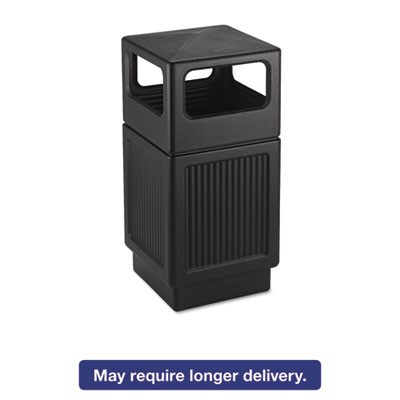 Safco 9476BL Wastebaskets & Trash Cans Canmeleon 38-gallon Waste Receptable SAF9476BL 818257519905