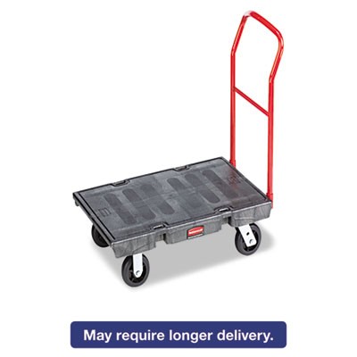 Rubbermaid FG443600BLA Uncategorized Heavy-duty Platform Truck Cart, 2,000 Lb Capacity, 24 X 48 Platform, Black (fg443600bla) (rcp443600b RCP443600BK 086876024203