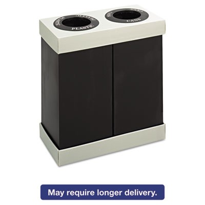 Safco 9794BL Uncategorized At-your-disposal Recycling Center Double SAF9794BL 10073555979425
