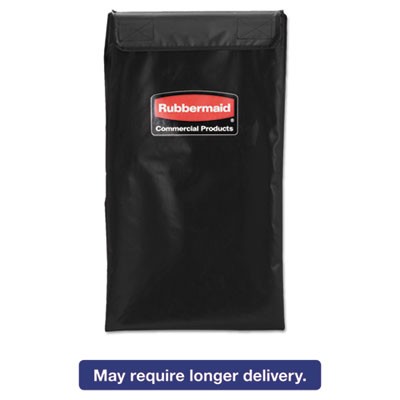 Rubbermaid 1881782 Bags Rubbermaid Commercial X-cart 4-bushel Replacement Bag - 22.40" Width X 15.30" Length - Black - Vinyl RCP1881782 086876221657
