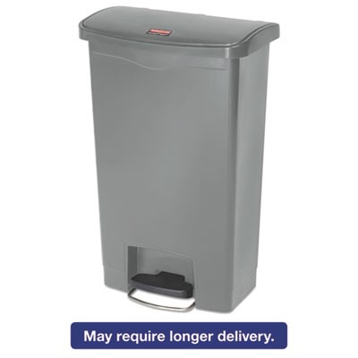 Rubbermaid 1883602 Wastebaskets & Trash Cans Slim Jim 13g Front Step Container RCP1883602 723478113460