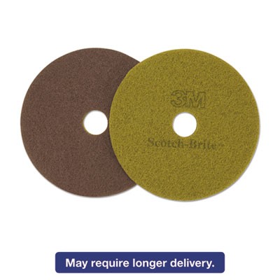 3m 10027 Uncategorized Diamond Floor Pads, 20" Diameter, Sienna, 5/carton (10027) (mmm10027) MMM10027 54046719238939