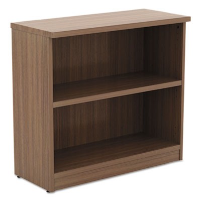 Alera VA633032WA Uncategorized Alera Valencia Series Bookcase,two-shelf, 31.75w X 14d X 29.5h, Modern Walnut (va633032wa) (aleva633 ALEVA633032WA 