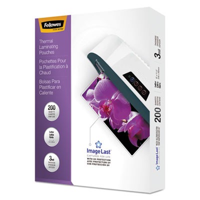 Fellowes 5244101 Lamination Sheets & Cartridges Imagelast Jam-free Thermal Laminating Pouches 680270905788