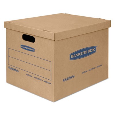 Fellowes 7717201 Shipping & Storage Boxes Smoothmove Classic Moving Boxes, Medium FEL7717201 043859680672